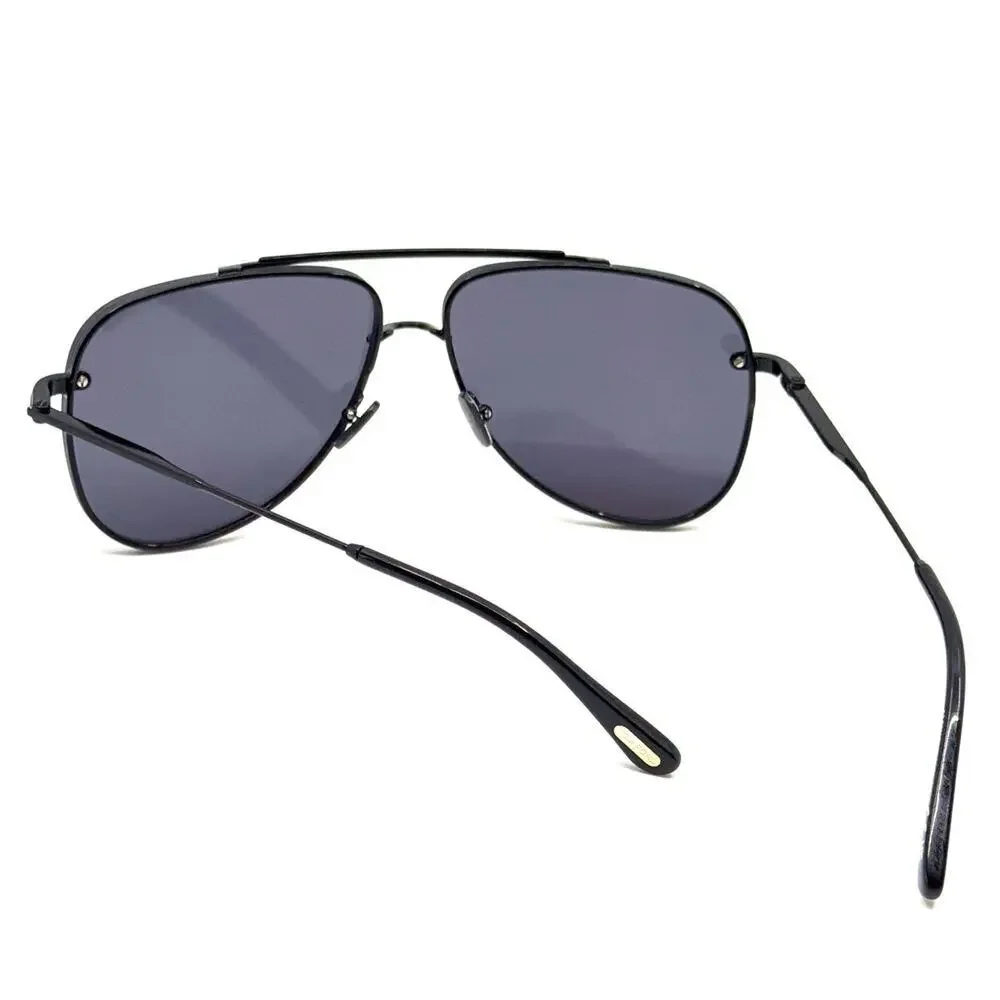 New, TOM FORD Leon Sunglasses TF1071 01A Authentic